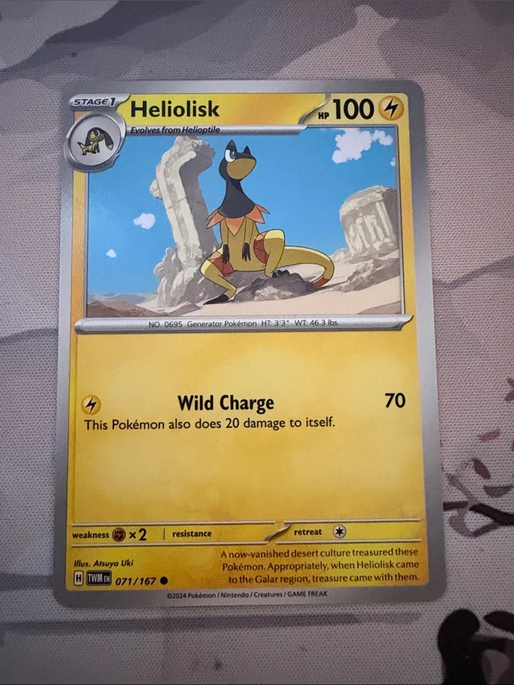 Helioptile & Heliolisk Evolution Lot | 4 Pokémon Cards | ✨5/$25✨